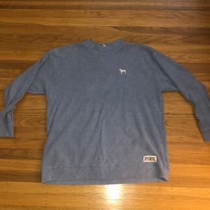 PINK terry clothes cowl neck sweater